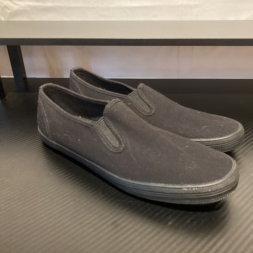 American Eagle Women's Gia Black Slip-On Sneakers Shoes 8W